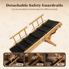 Mousterian solid wood construction for durable pet access