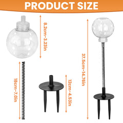 Moyardow Peck Toy metal-base keeps the toy stable in yard or coop