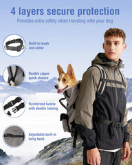 Moysoon padded-straps-backpack secures comfort with ergonomic waist belt and breathable straps.