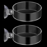 Mozeat Lens 60mm fish tank feeder dish clear view for easy food monitoring