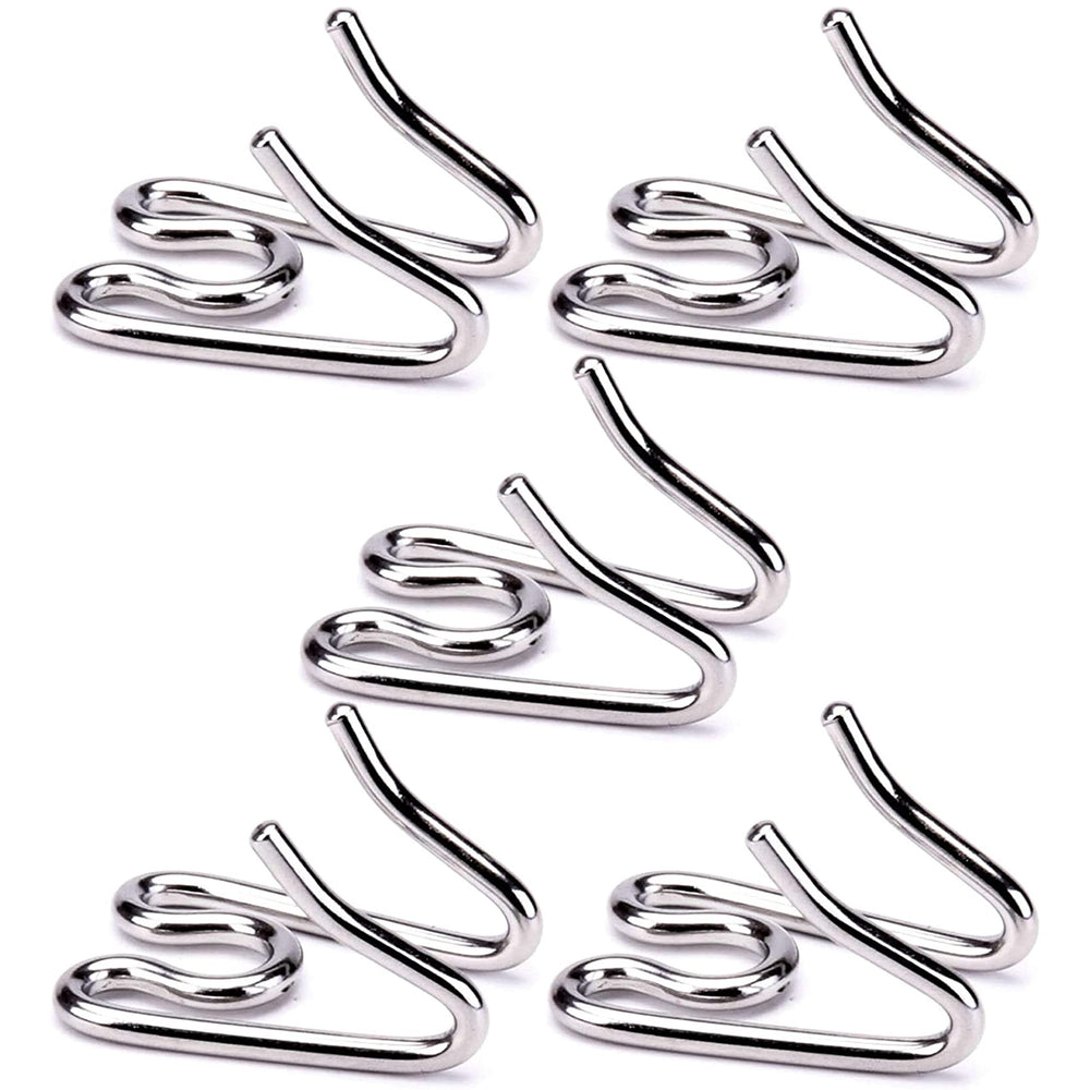 MOZETO stainless steel dog collar extra link extension for a longer, comfortable fit.