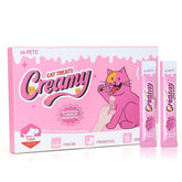 M-PETS Ocean Fresh Tuna Lickable Treat pack of 20 tubes for convenient cat snacking.