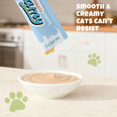 M-PETS tuna-chicken flavor lickable tube closeup for quick training reward