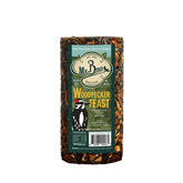 Mr. Bird Woodpecker Feast Small Cylinder close-up at feeder, durable snack for woodpeckers