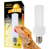 MRREPTILE UVB Reptile Light bulb delivers UVB output for basking reptiles