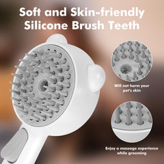 MRSDAYU cat steam brush with soft teeth gently massaging skin