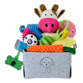 MRSOHRET 20pcs puppy toy set packaging designed for teething and boredom relief