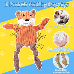 MRSOHRET fox dog toy with squeaker for interactive fun and stimulation.