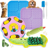 MRSOHRET lick mat with suction cups for extended slow feeding and engagement.