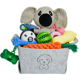 MRSOHRET rope toy bundle for puppies promotes active play and chewing relief.