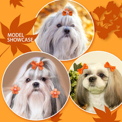 Mruq pet soft-material dog bows emphasize comfort during play