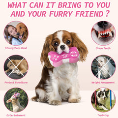 MTERSN durable plush dog toy for lasting fetch and chew