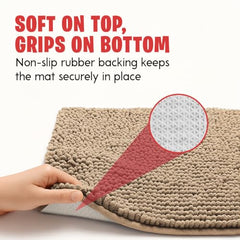 MUDGUARD MAT machine-washable for easy cleaning and quick refresh.