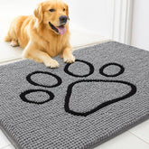 MUDGUARD MAT paw design traps dirt at the doorway for clean entryways.