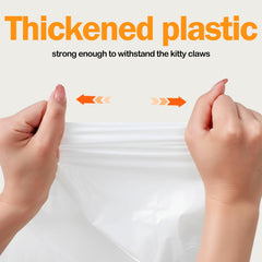 MUGVELL 37x18 liner spread over open-style litter box showing full coverage.