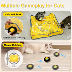 Muhhiba motion-activated chirping toy sparks curiosity and keeps cats engaged during indoor play.