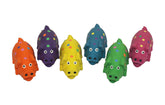 Multipet Goblet Pig 4-inch latex toy for small dogs.