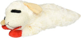 Multipet Lambchop toy, soft 10-inch plush with squeaker for interactive play