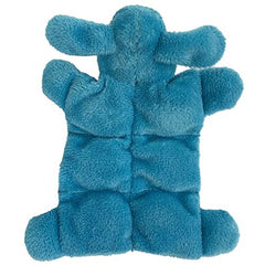 Multipet Loofa Squeaker Mat 6in squeaker close-up highlighting engaging sound.