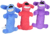 Multipet mini plush loofa para perro, textura texturizada para morder suave, 6 pulgadas.