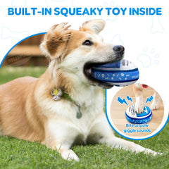 MUMUQ Funny Pupper Deckies toy side view ideal for interactive cuddle sessions.