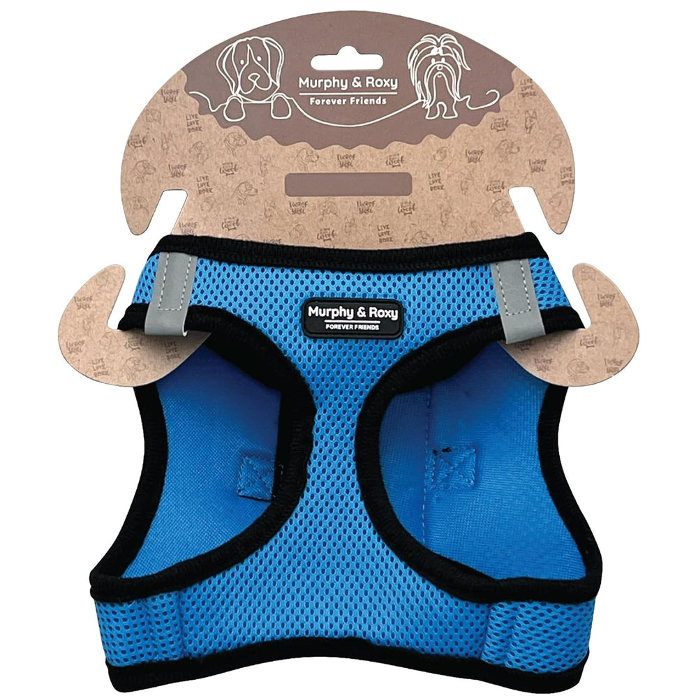 Murphy & Roxy No-Pull Harness blue size S front view for easier daily walks