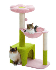 MUTTROS Flower Cat Tree base provides a sturdy foundation for safe play