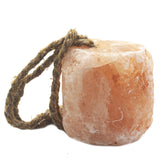 MUYG Himalayan salt lick rope for horses close-up highlighting natural minerals and hydration support