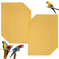 MUXHEL gravel liner paper 11x17 sheet in a bird cage for quick cleaning