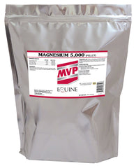MVP Magnesium 5000 pellets in a 10lb pouch supporting calmness and steady energy for horses.