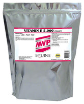 MVP Vitamin E 5,000 pellets in a bag support convenient daily horse supplementation.