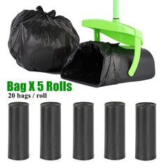 MXF dog poop bag roll being dispensed for easy access