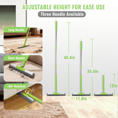 MXF Pet Hair Remover Kit extendable handle reaches high sofas and low carpets.