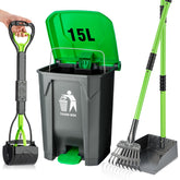 MXF Pooper Scooper 28-inch foldable claw in action for easy pickup.