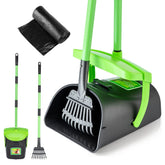 MXF Pooper Scooper swivel-bin-open shows large-capacity waste pickup for busy yards.