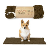 My Doggy Place microfiber dog mat absorbs mud at entryways for clean floors.