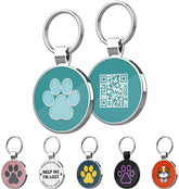 MYLUCKYTAG QR code pet ID tag with durable design for quick owner contact