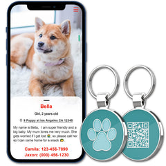 MYLUCKYTAG scan-and-email alert provides location when the code is scanned