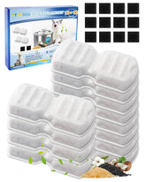 MyfatBOSS 12pack cat fountain filters ensure cleaner water for pets.