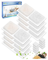 MyfatBOSS 8+8 pack packaging for easy replacement in large-dog fountains.
