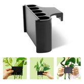 MyfatBOSS aquarium plant holder for rimmed tanks keeps plants secure in water.