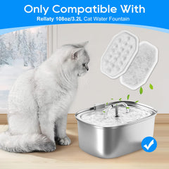 MyfatBOSS cat fountain replacement sealed packs for quick setup