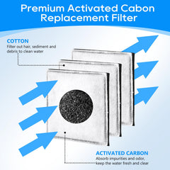 MyfatBOSS three-layer filter structure captures hair and debris while keeping water fresher.