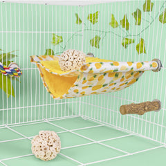 Mygeromon Bird Bed Hammock easy-install for quick cage setup