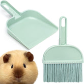 Mygeromon cage cleaner brush for quick hay and waste sweeping in cages.