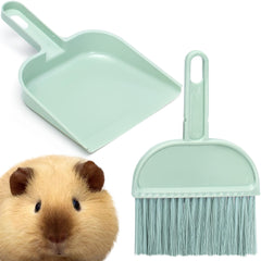 Mygeromon cage cleaner brush for quick hay and waste sweeping in cages.