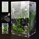 MYGIIKAKA acrylic jumping spider enclosure with 360-degree view for easy observation