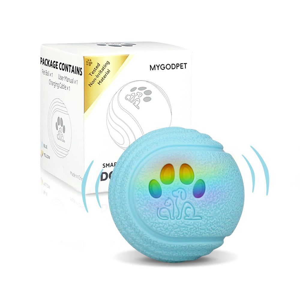MYGODPET interactive-dog-ball with 4 modes for versatile play.