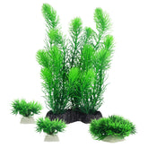 MyLifeUNIT aquarium plants pack-4 soft leaves for safe fish habitat and vibrant tank decor