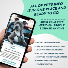 MYLUCKTAG location alert email feature notifies owners when the tag is scanned